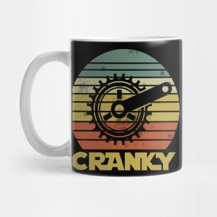 Bicycle Cranky Retro Vintage Gift For Cycling Lovers Mug